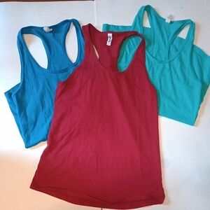 Women's Tank Tops - Red, Blue, and Teal